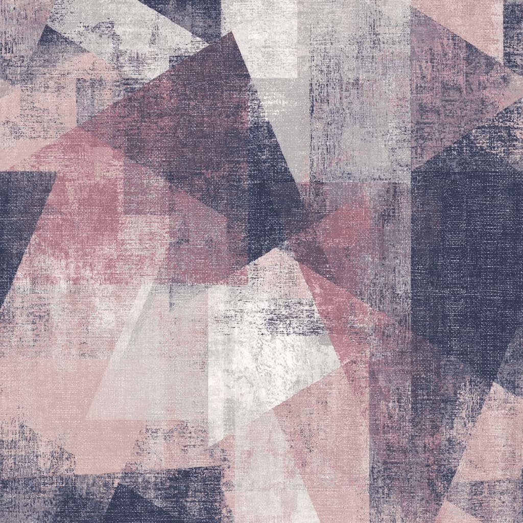 Dutch wallcoverings behang perspectieven roze en paars