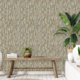 Dutch wallcoverings behang phoenix groen en beige