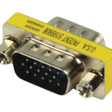 Valueline gchd-mm15p metalen mini vga adapter hd15p mannelijk - hd15p mannelijk