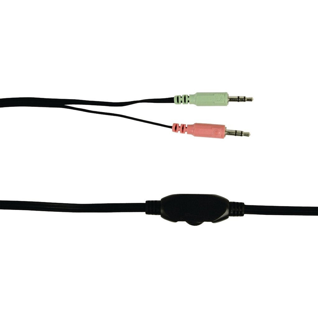 Basicxl bxl-headset1 stereo headset groen zwart
