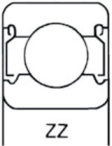 Hq w1-04515 kogellager 6206 zz