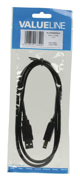 Valueline vlcp60100b10 usb 2.0 usb a male - usb b male kabel 1,00 m zwart