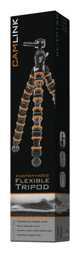 Camlink cl-tp150 flexibele tripod 9 secties