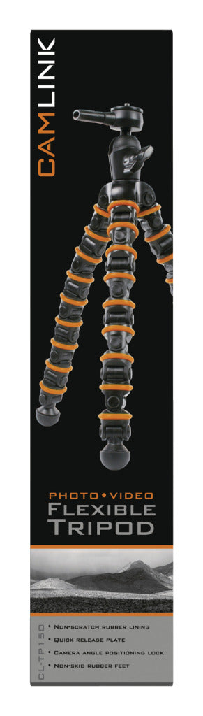 Camlink cl-tp150 flexibele tripod 9 secties