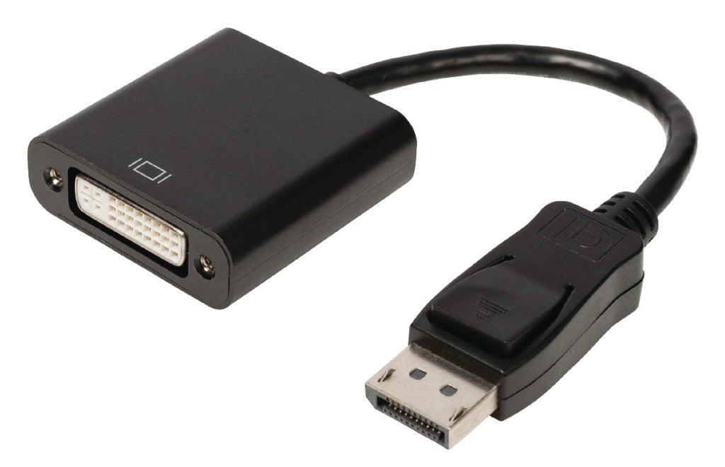 Valueline vlcb37250b02 displayport-adapterkabel displayport mannelijk - dvi-d 24 + 1-pins vrouwelijk 0,20 m zwart