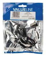 Valueline vlmp39890b10 30-pins auto-lader 30-pins dock male - 12v-autoaansluiting 1,00 m zwart 2.1a