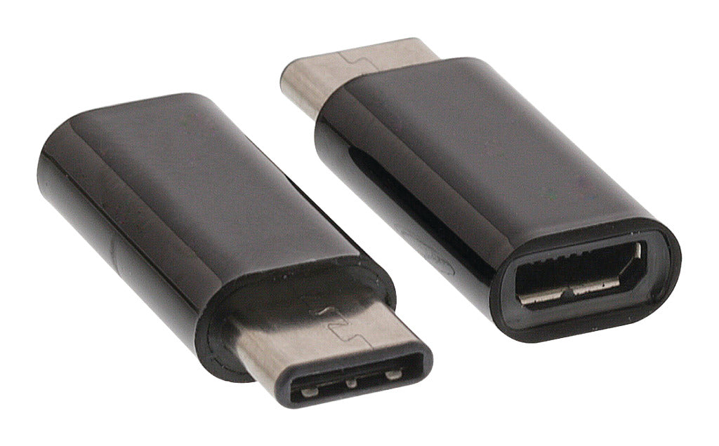 Valueline vlcp60910b usb 2.0-adapter usb-c male - usb micro-b female zwart