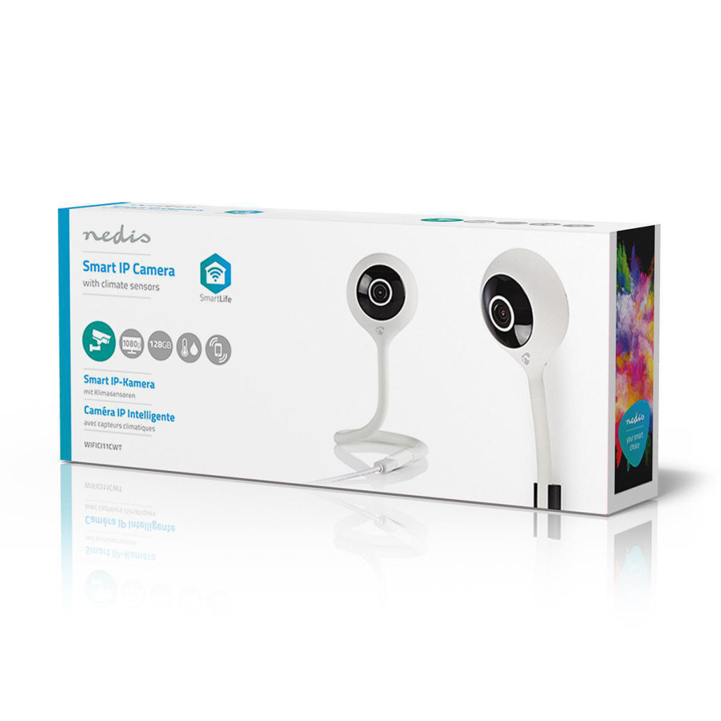 Nedis wifici11cwt wi-fi smart ip-camera klimaatsensor full-hd 1080p