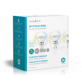 Nedis wifilw30crgu10 wi-fi smart led-lamp warm tot koel wit gu10 3-pack