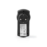 Nedis rfpom120fbk rf smart stekker outdoor ip44 aan uit rf mesh range extender schuko type f 3680 w