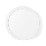 Nedis wifilaw20wt wi-fi smart plafondlamp rond oslash; 30 cm warm tot koel wit 1200 lm 18 w slank design aluminium