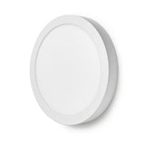Nedis wifilaw20wt wi-fi smart plafondlamp rond oslash; 30 cm warm tot koel wit 1200 lm 18 w slank design aluminium