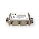 Nedis samp41120me catv versterker max. 9 db versterking 85 - 1218 mhz 2 uitgangen retourkanaal -4,5 db 5 - 65 mhz f