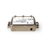 Nedis samp41120me catv versterker max. 9 db versterking 85 - 1218 mhz 2 uitgangen retourkanaal -4,5 db 5 - 65 mhz f