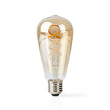 Nedis wifilrt10st64 smartlife led filamentlamp wi-fi e27 360 lm 4.9 w warm to cool white 1800 - 6500 k glas android trade; ios st64