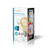 Nedis wifilrt10a60 smartlife led filamentlamp wi-fi e27 360 lm 4.9 w warm to cool white 1800 - 6500 k glas android trade; ios peer