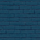 Noordwand behang good vibes brick wall blauw