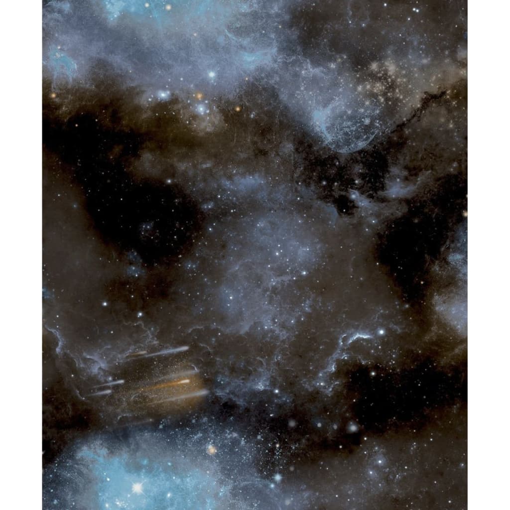 Noordwand behang good vibes galaxy with stars blauw en zwart