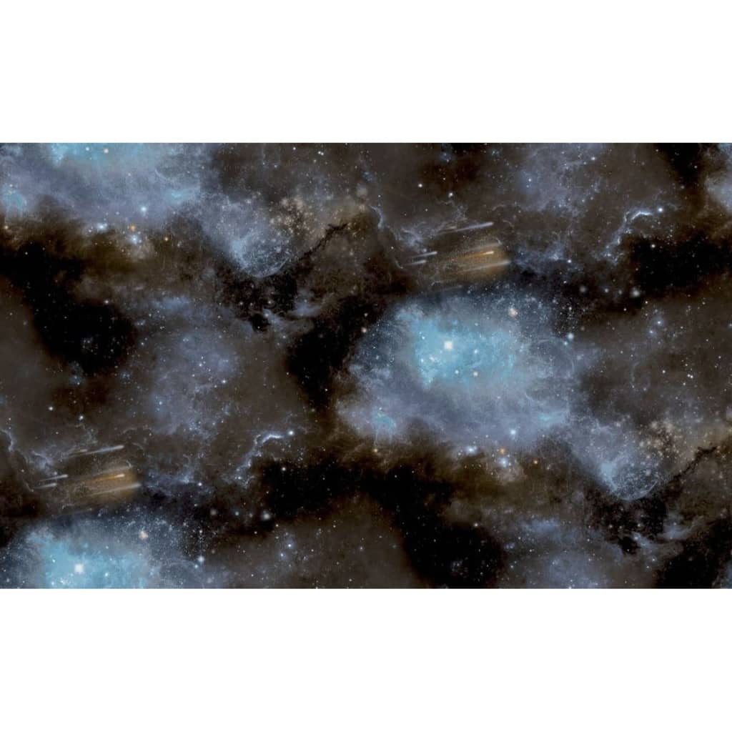 Noordwand behang good vibes galaxy with stars blauw en zwart