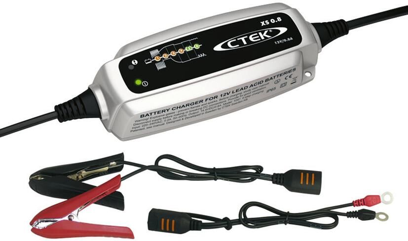 Ctek acculader xs 0.8 charger. xs 0.8 12v 0.8a