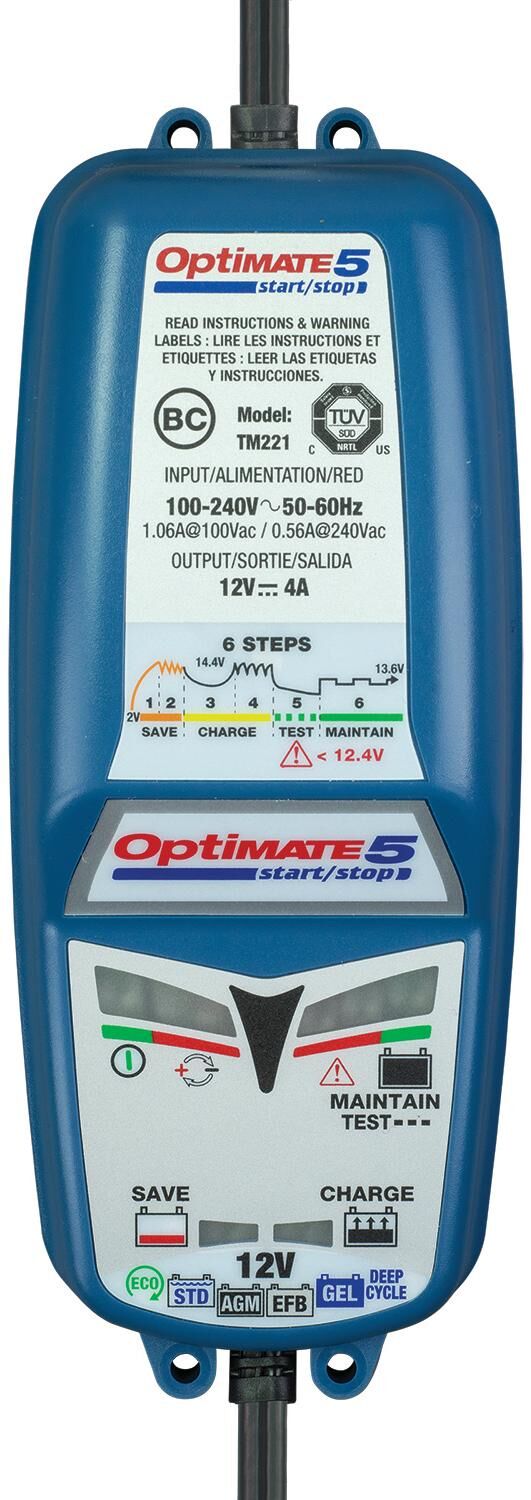 Tecmate acculader optimate 5 start stop