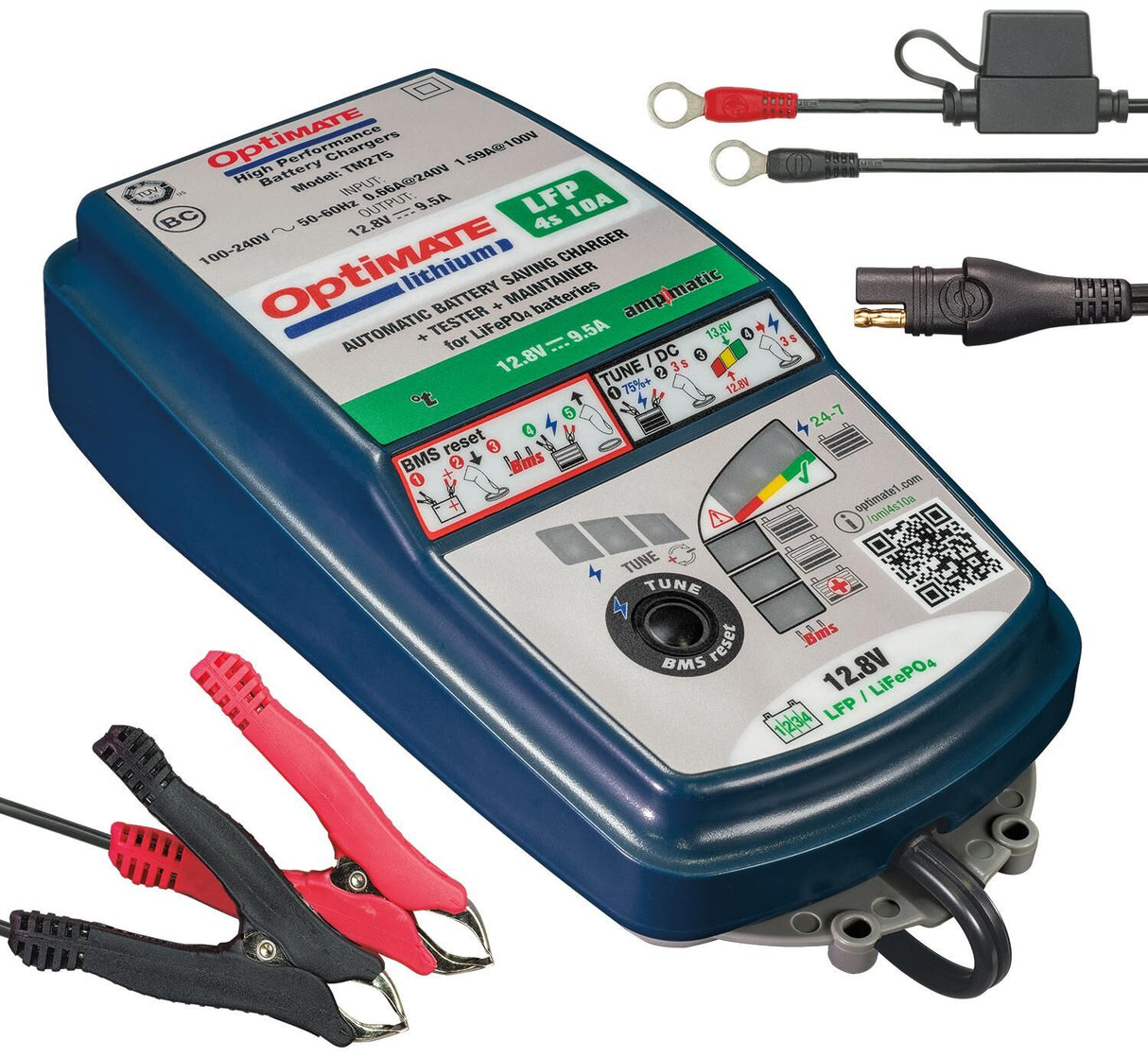 Tecmate acculader optimate lithium 4s 10a .