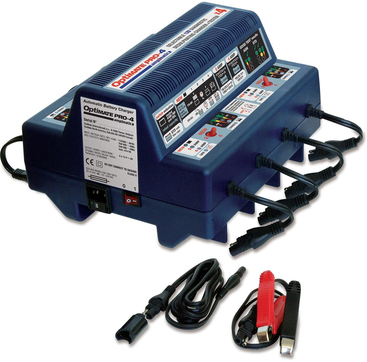 Tecmate acculader optimate pro-4