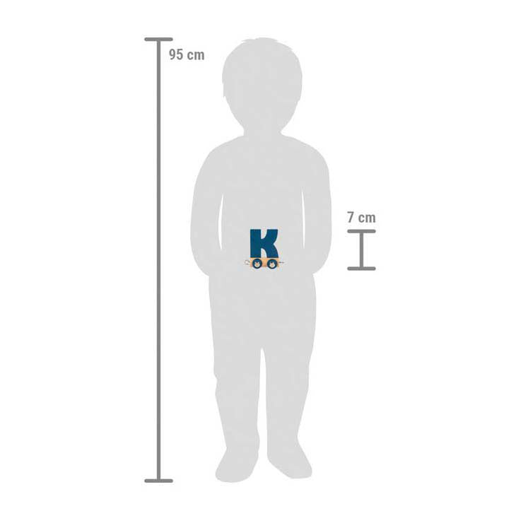 Small foot - houten lettertrein polar - k