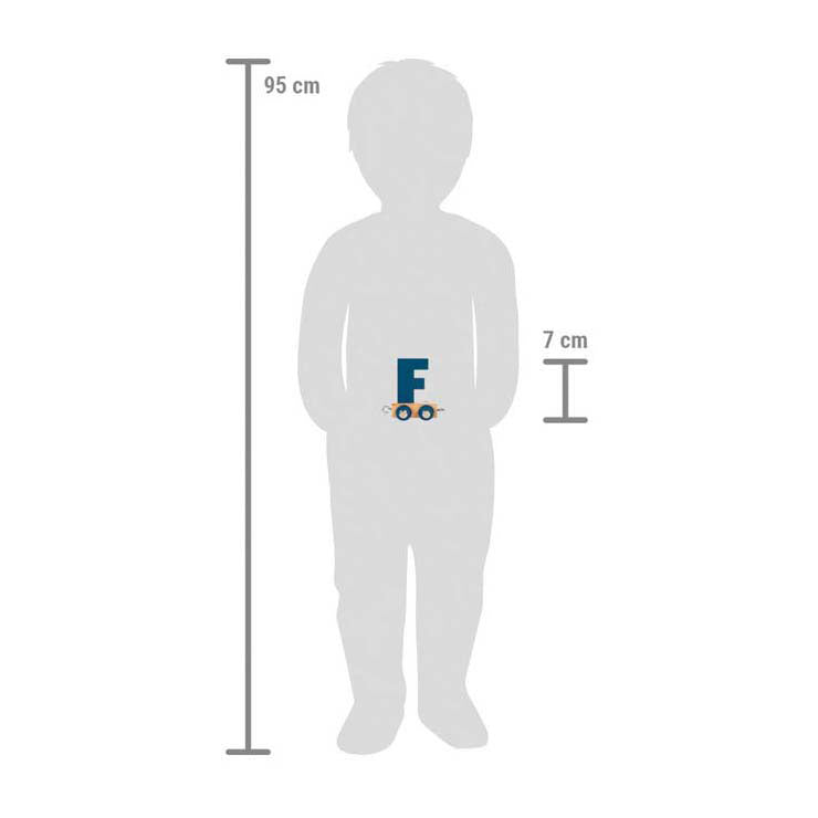 Small foot - houten lettertrein polar - f
