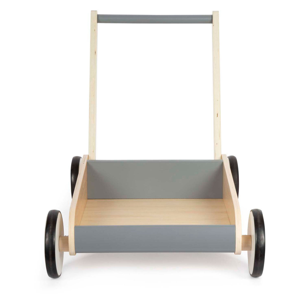 Small foot - houten loopwagen grijs