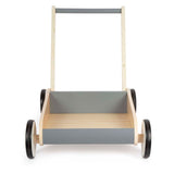 Small foot - houten loopwagen grijs