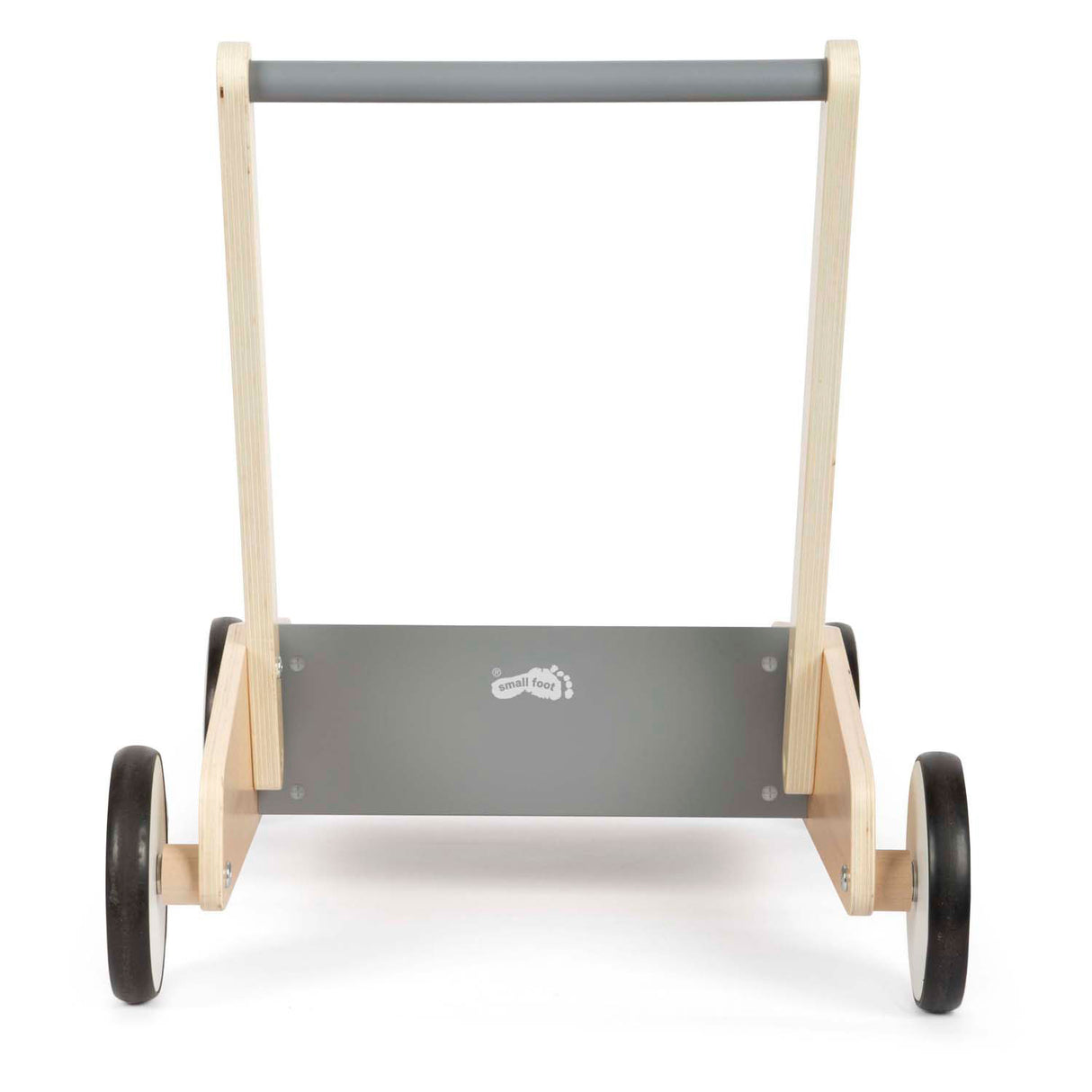 Small foot - houten loopwagen grijs