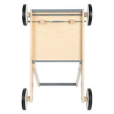 Small foot - houten loopwagen grijs