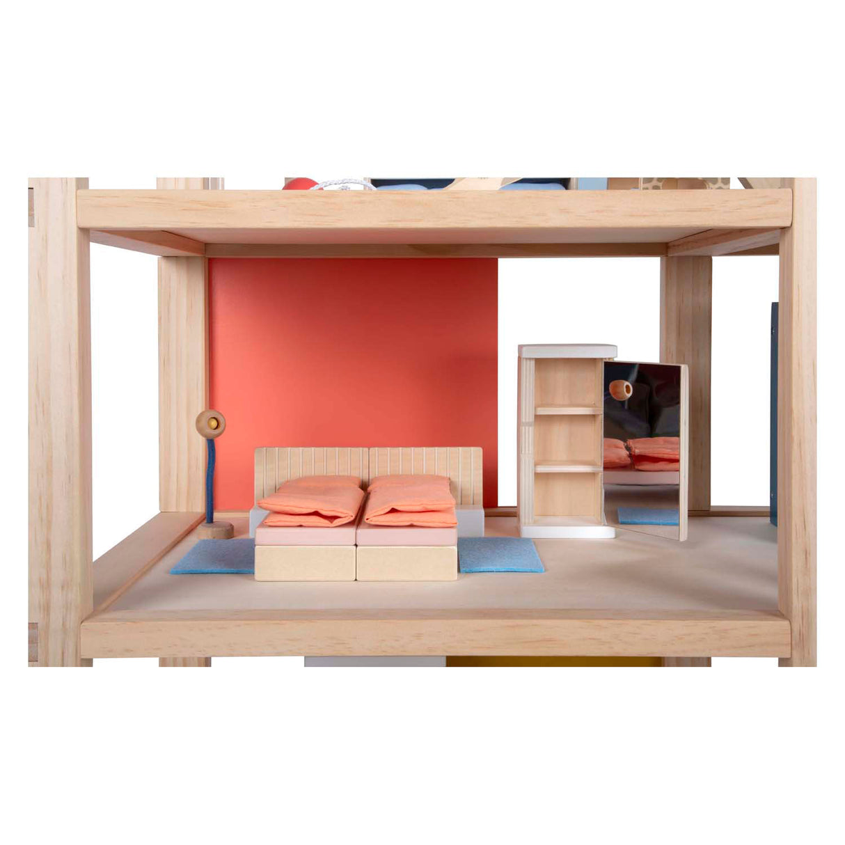Small foot - houten poppenhuis met meubels