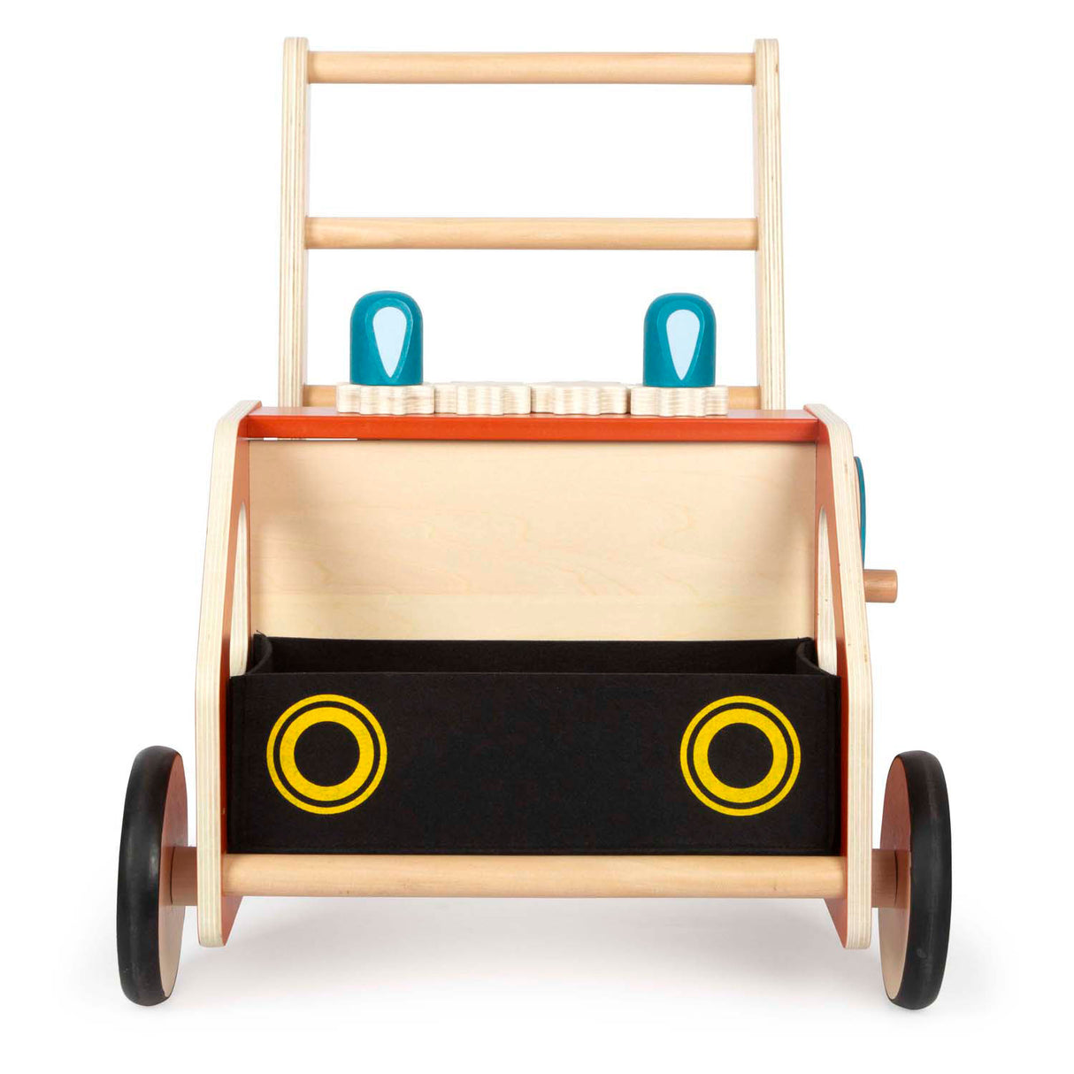 Small foot - houten loopwagen brandweer