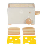 Small foot - houten broodrooster set grijs tasty