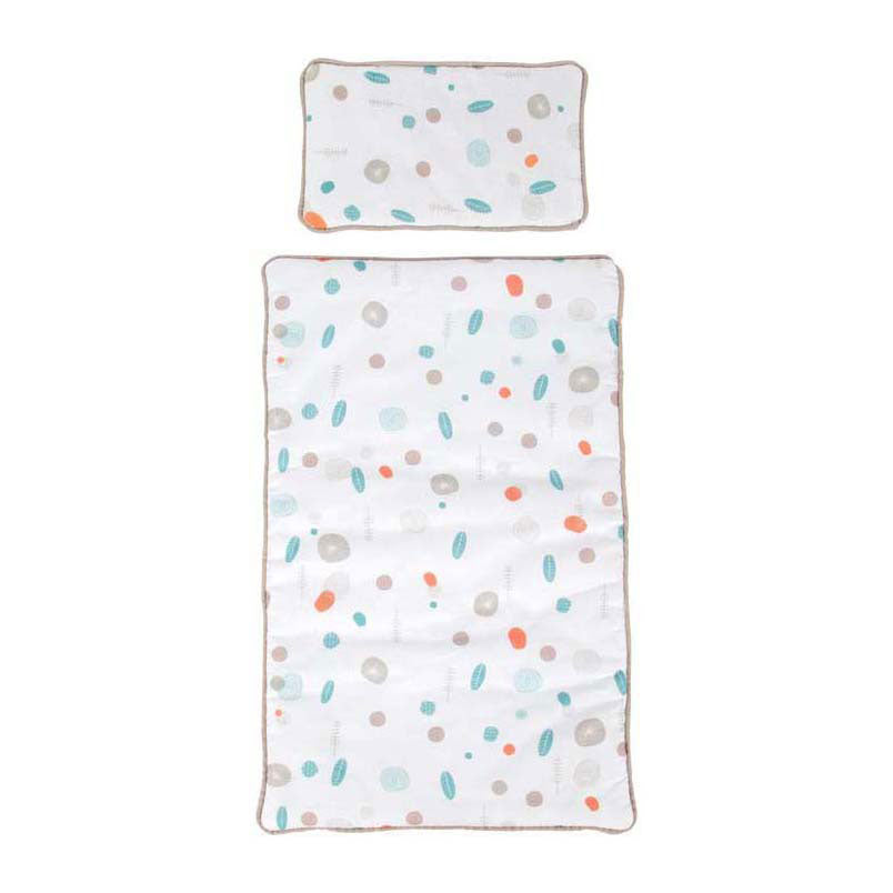 Knus small foot - houten poppenbed wit little button