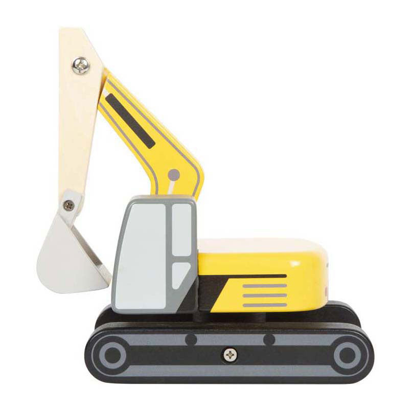 Small foot - houten graafmachine