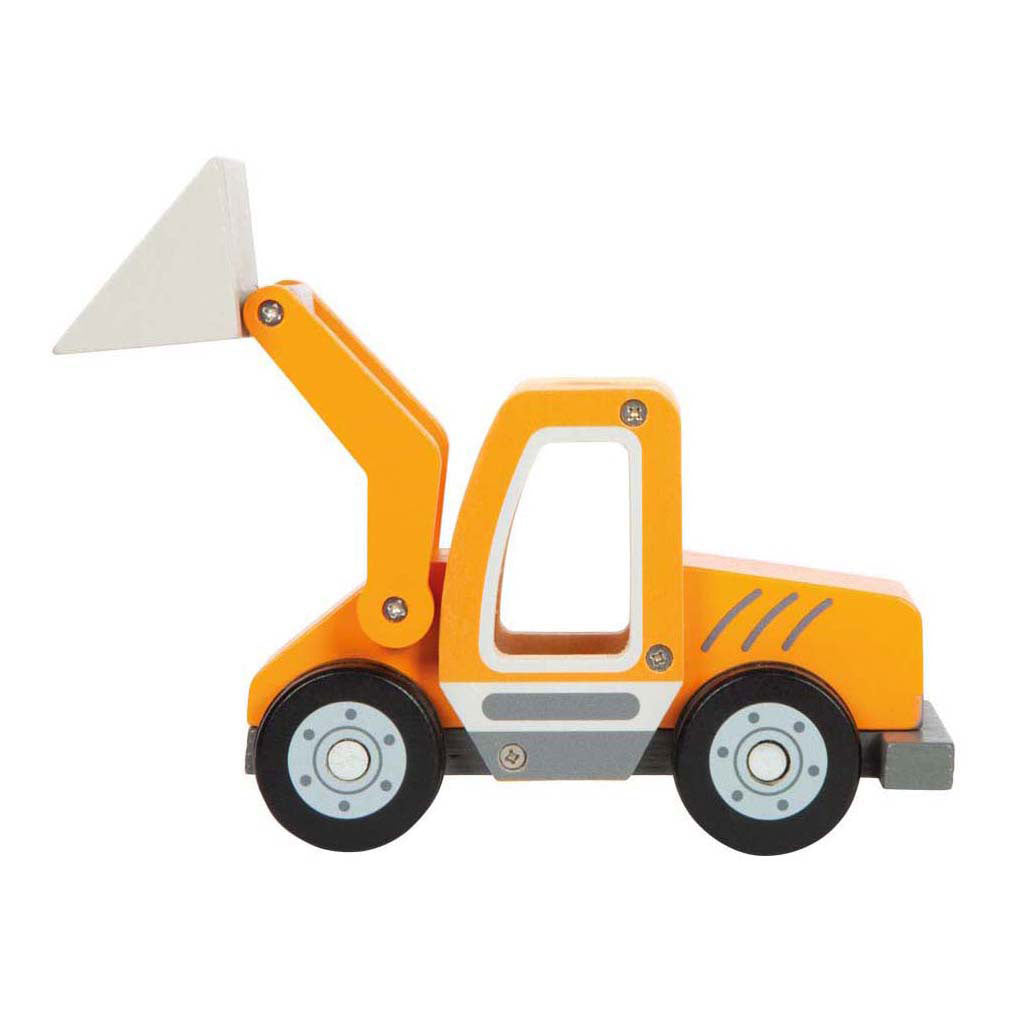 Small foot - houten wiellader met shovel