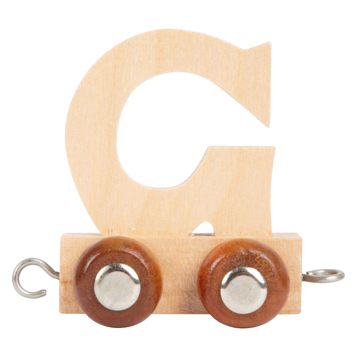Small foot - houten lettertrein - g - 12 stuks