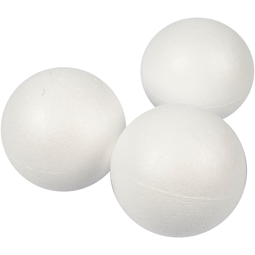 Creative company ballen, d 8 cm, wit, 25 stuk 1 doos
