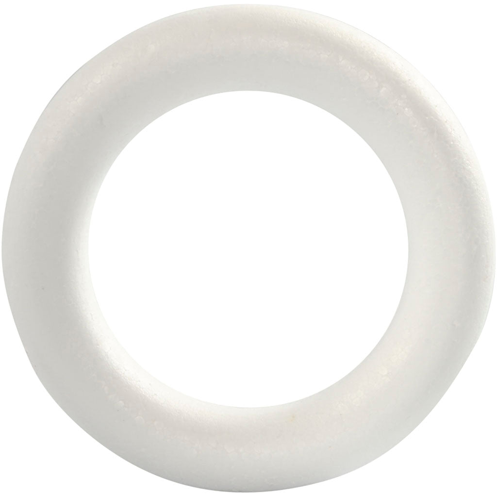 Creativ company ring, afm 17 cm, dikte 30 mm, wit, 1 stuk