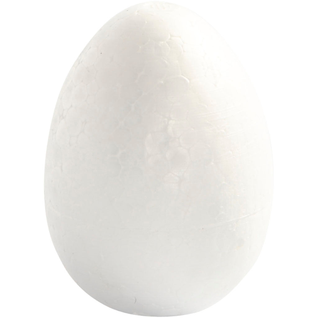 Creativ company eieren, h: 8 cm, wit, 5 stuk 1 doos