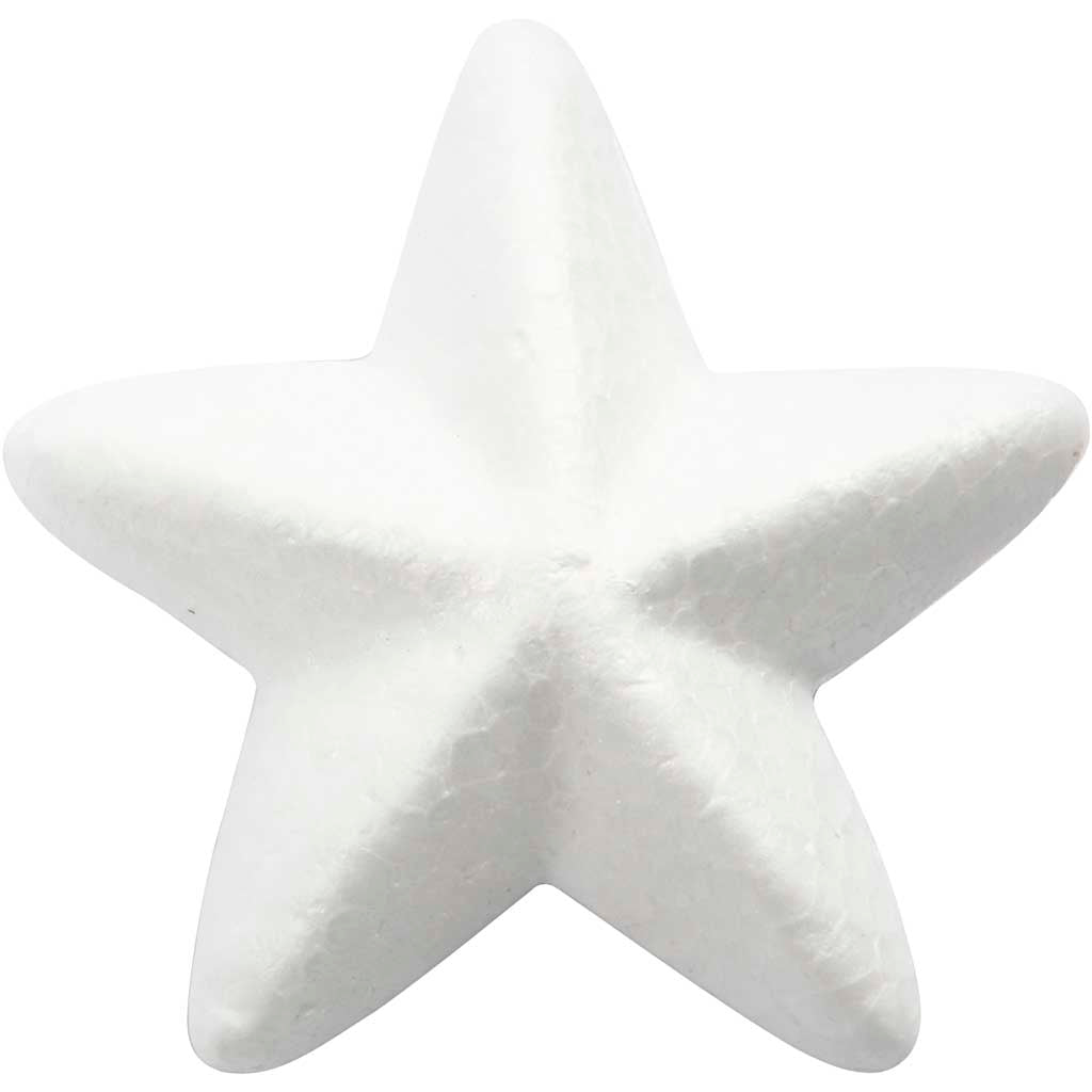 Creativ company sterren, b: 6 cm, wit, 50 stuk 1 doos