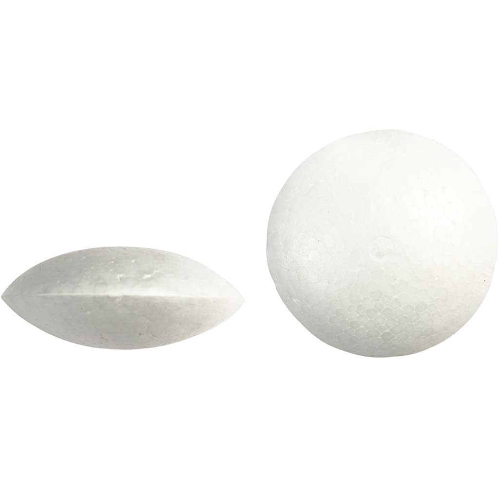 Creativ company ufo's, d 7,5 cm, dikte 31 mm, wit, 100 stuk 1 doos