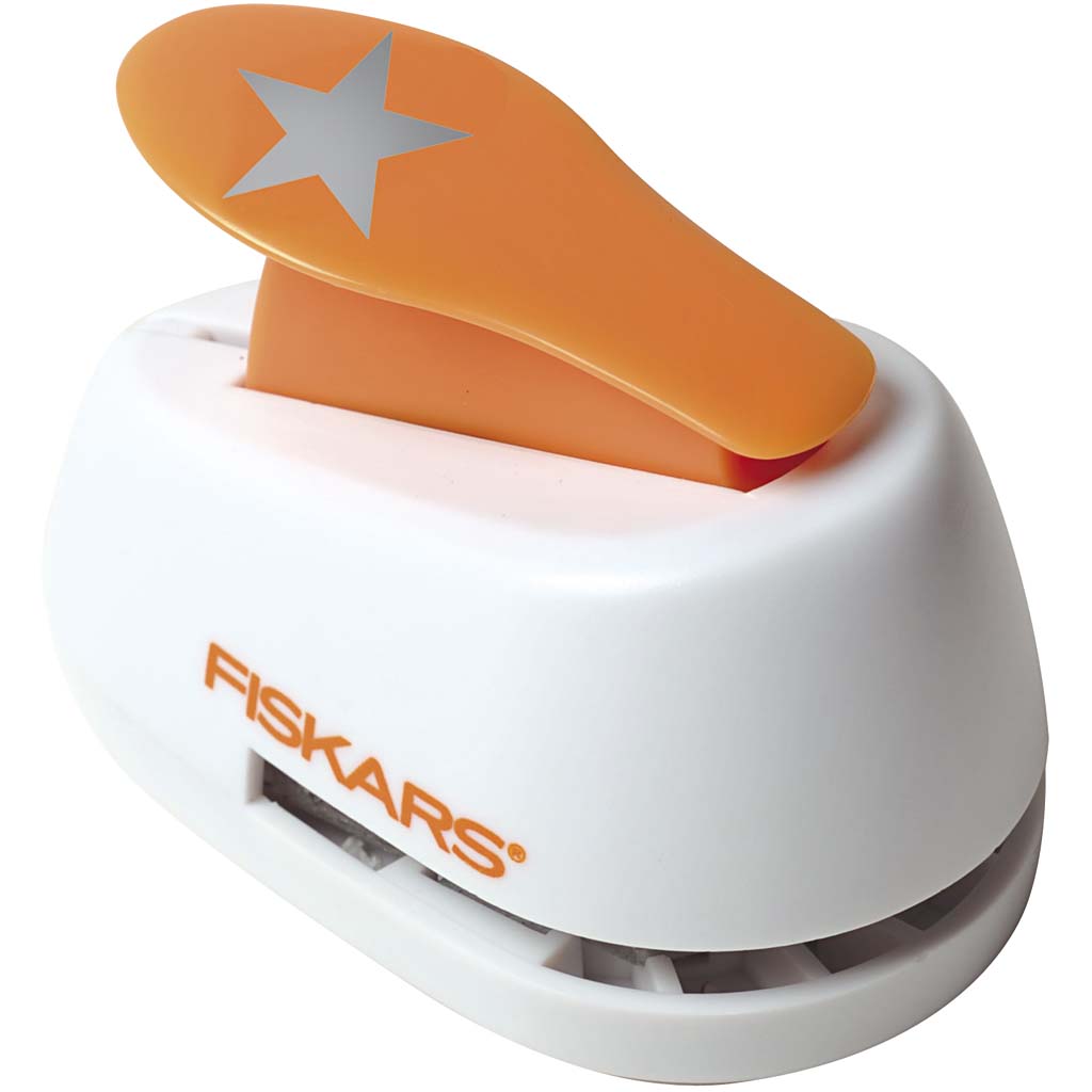 Creativ company fiskars lever punch, ster, d 25 mm, afm m, 1 stuk