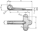 Bünte opschroefoog fbs . invasive fbs gr.0 d=12,5 length 95mm