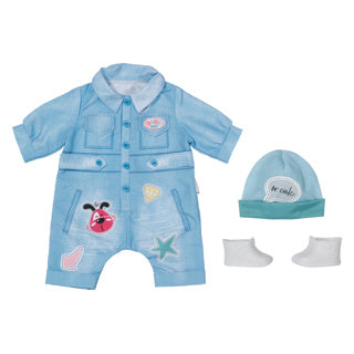 Baby born deluxe jean overall 43cm