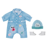 Baby born deluxe jean overall 43cm