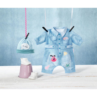 Baby born deluxe jean overall 43cm
